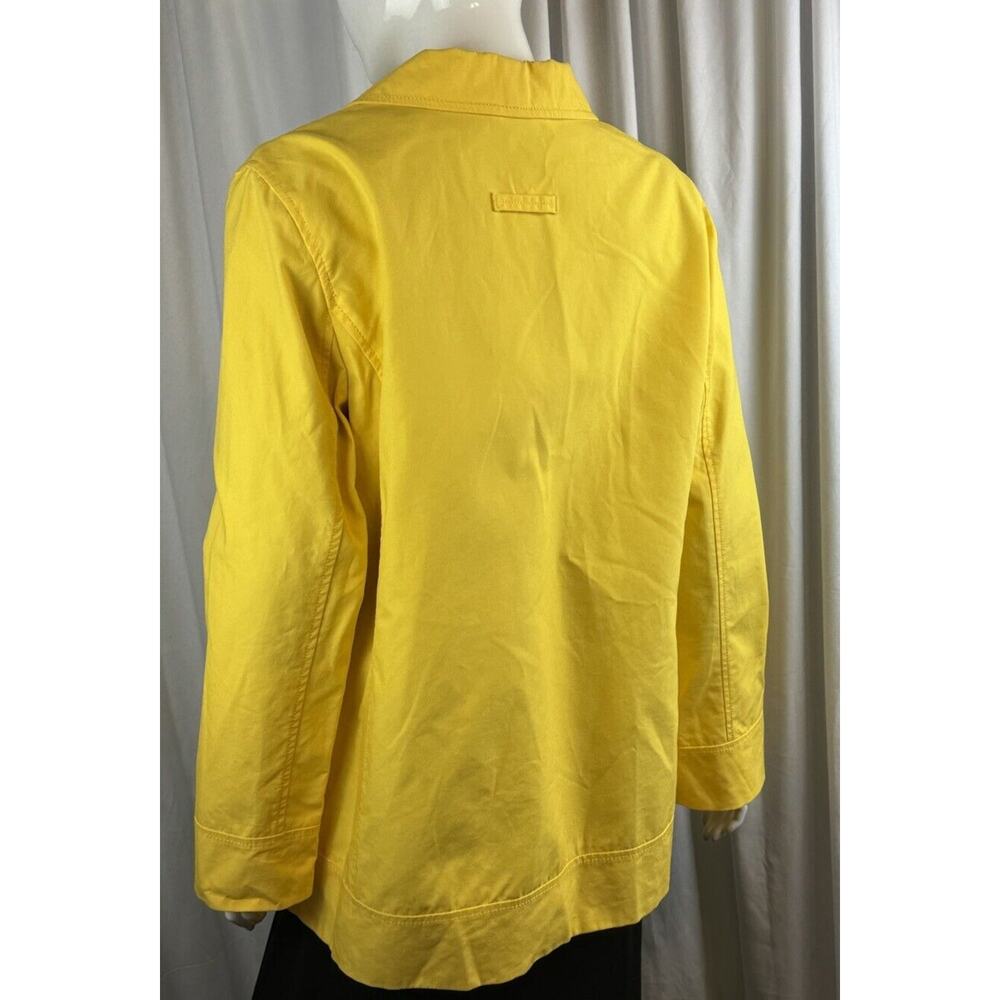 Old Navy Three Button Raincoat, Canary Yellow, Sz… - image 4